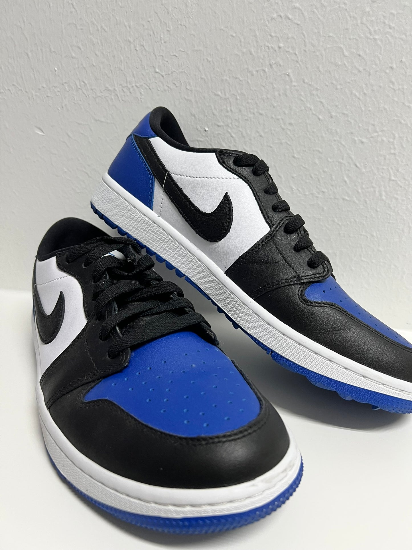 Black and Blue Nike Jordan Sneakers