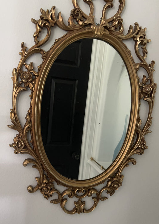 Anitque Gold Mirror