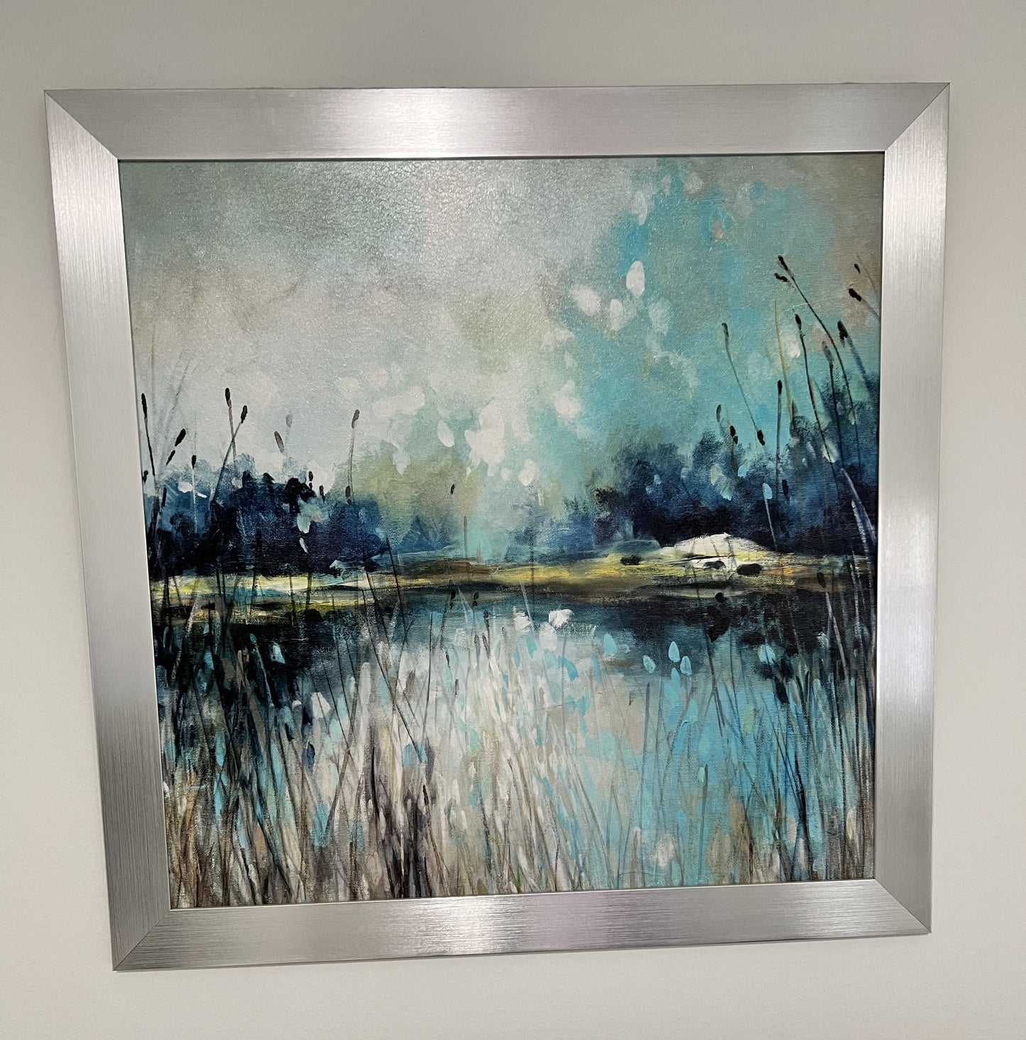 Modern Art in Silver Frame