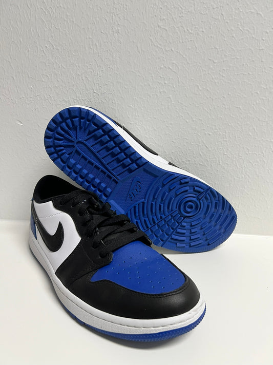 Black and Blue Nike Jordan Sneakers