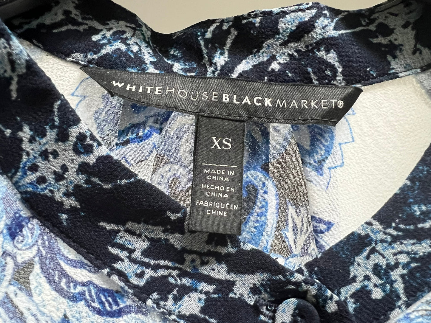 White House Black Market Long Sleeve Button Up
