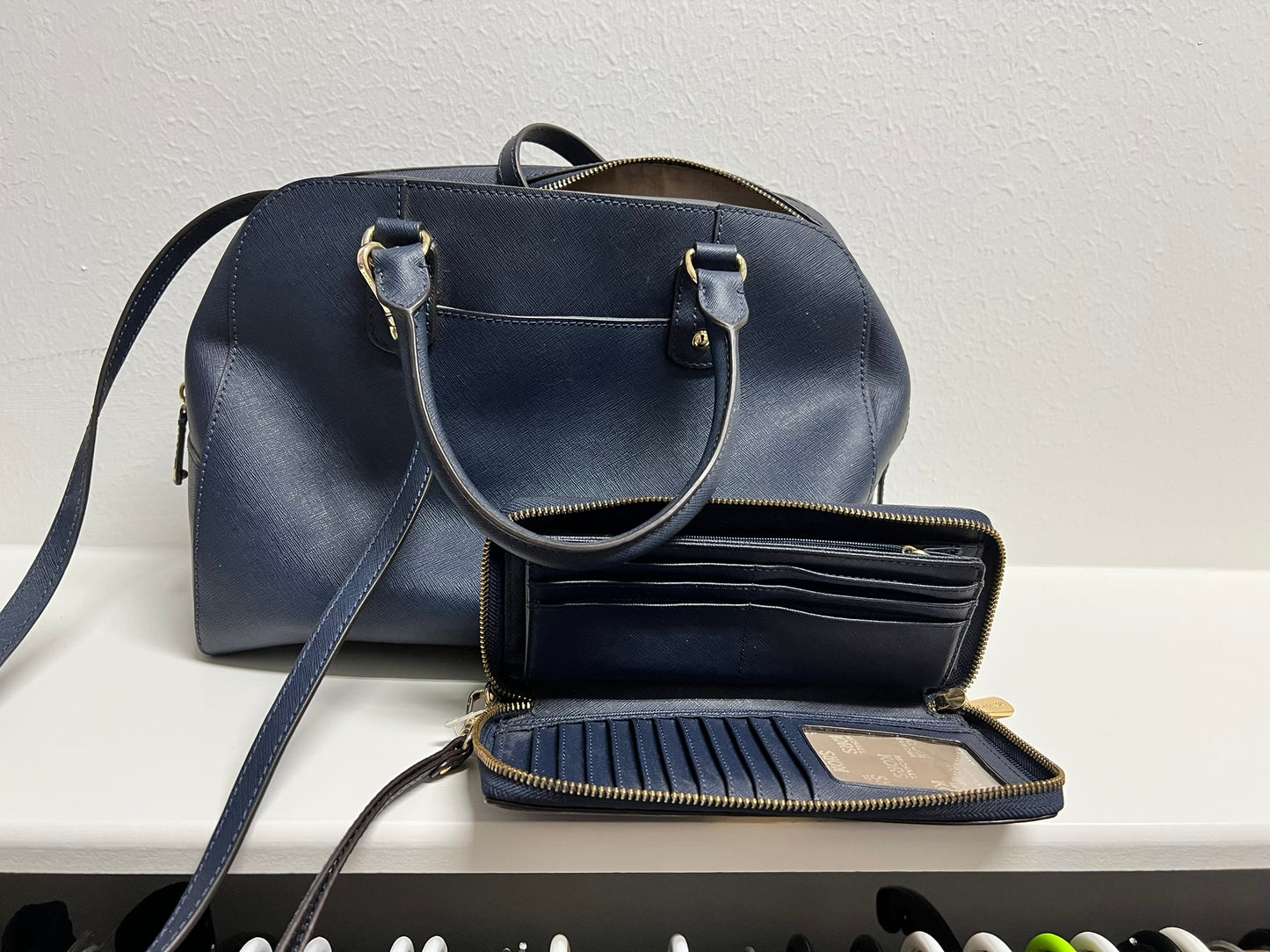 Dark Blue Michael Kors Purse