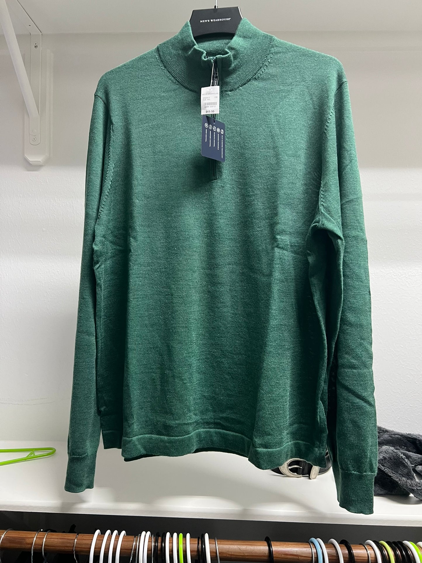 BRAND NEW! Joseph Abboud Long Sleeve Merino Wool Blend Turtleneck