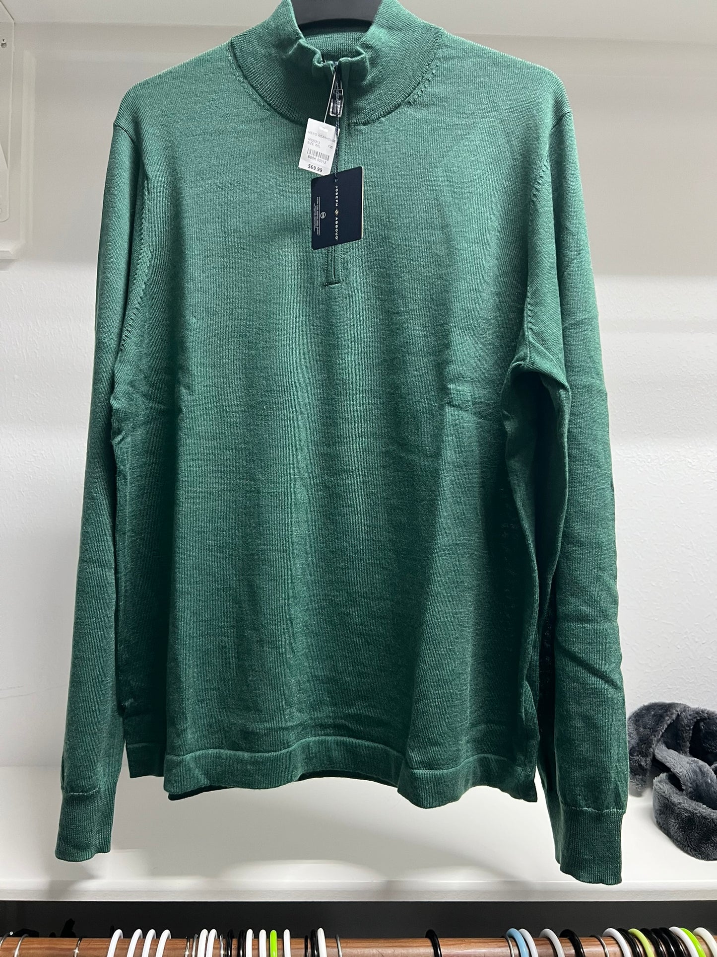 BRAND NEW! Joseph Abboud Long Sleeve Merino Wool Blend Turtleneck