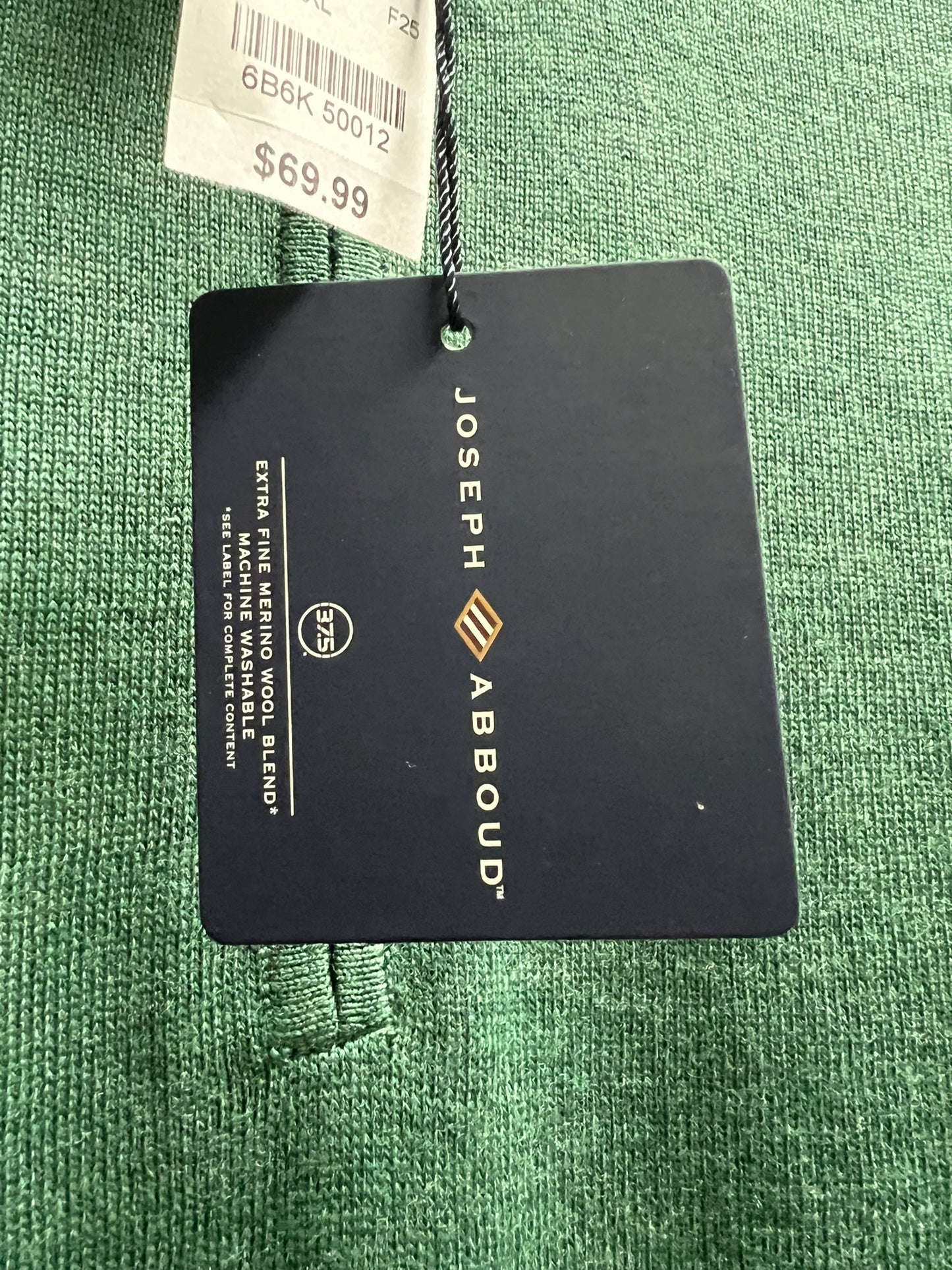 BRAND NEW! Joseph Abboud Long Sleeve Merino Wool Blend Turtleneck