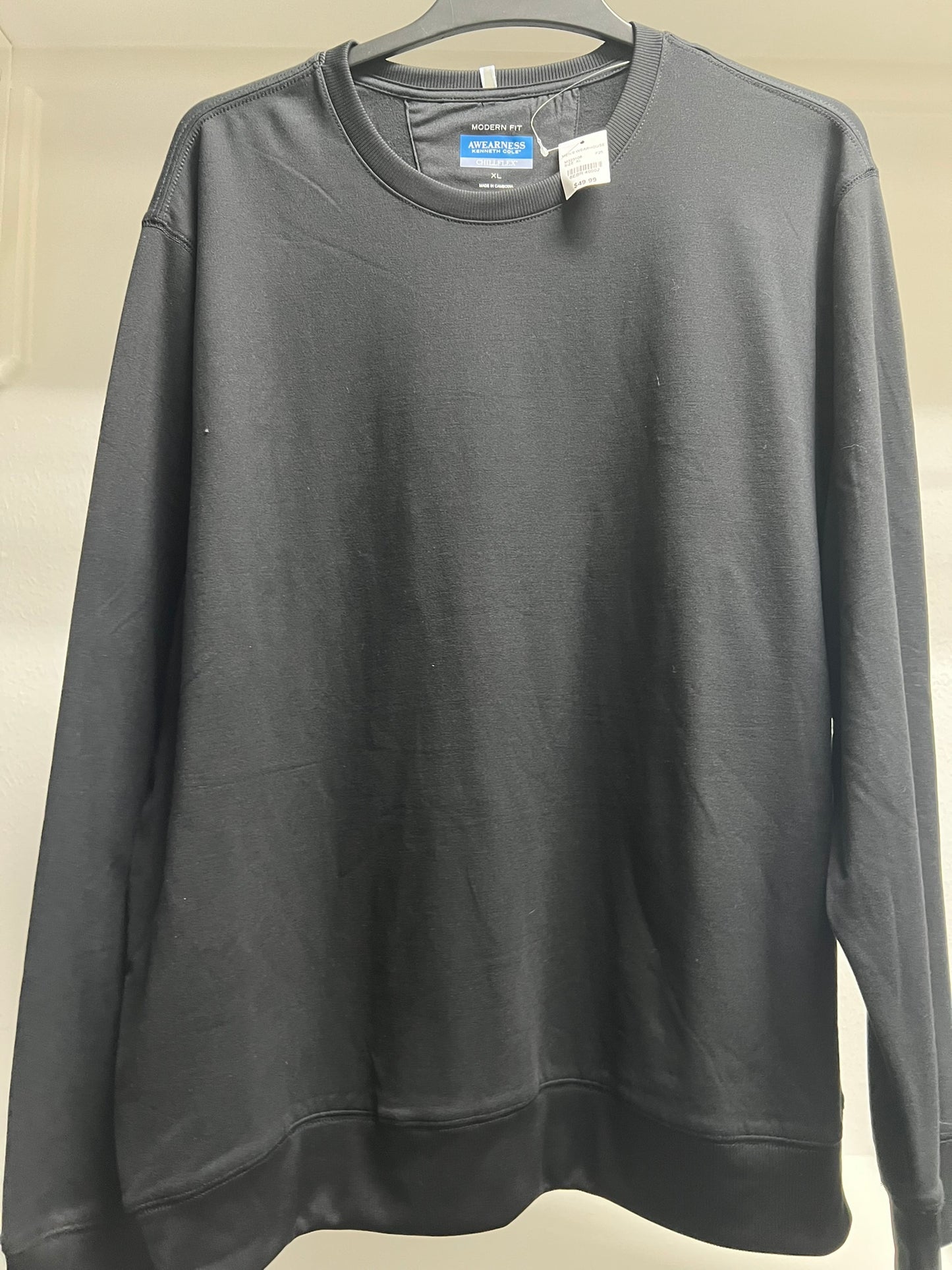 BRAND NEW! Awearness Kenneth Cole Chillflex Modern Fit Gray Sweatshirt