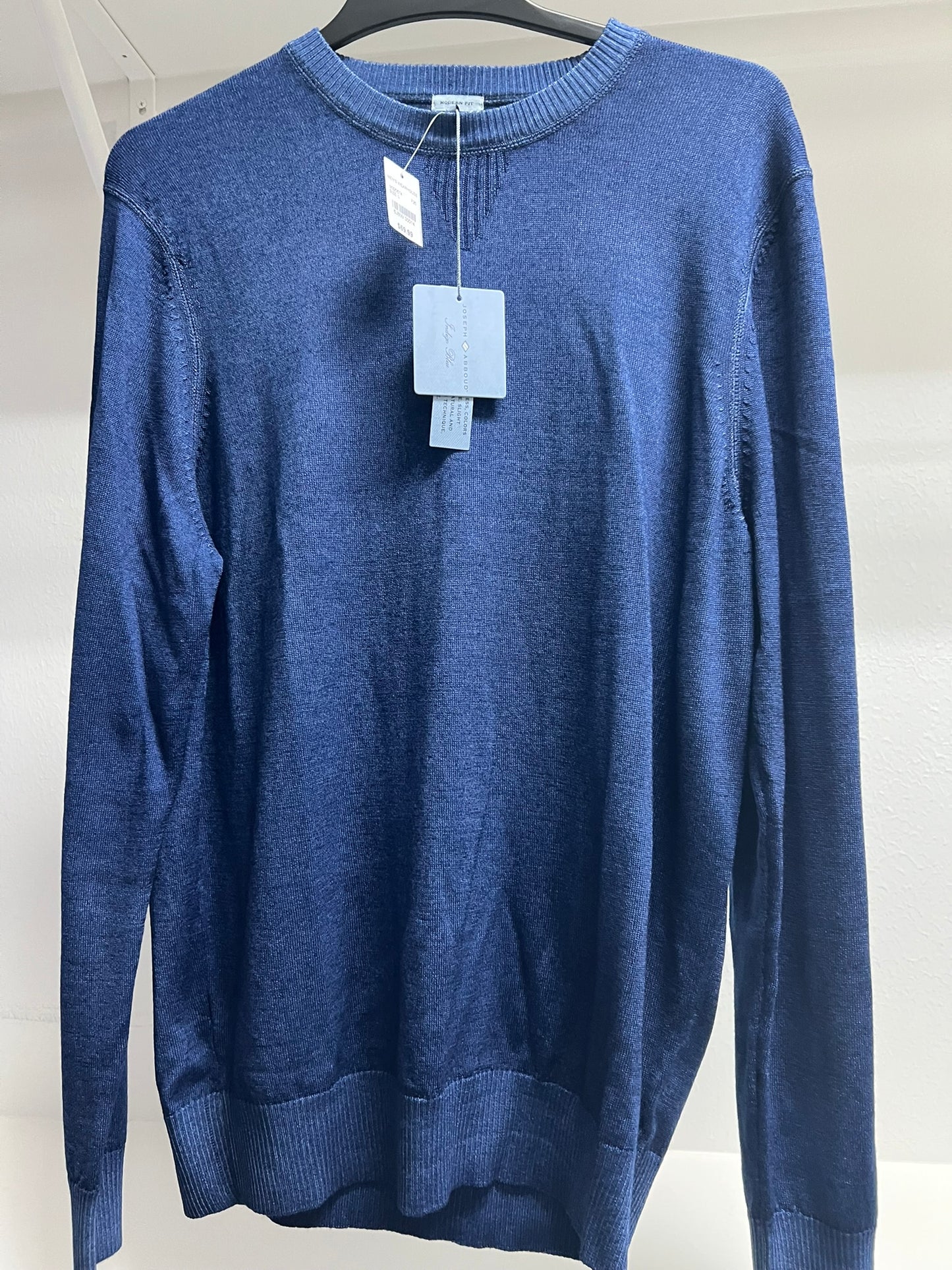 BRAND NEW! Joseph Abboud Modern Fit Indigo Blue Sweatshirt
