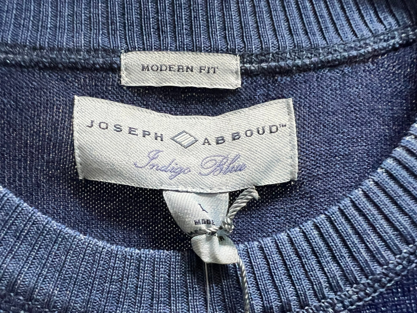 BRAND NEW! Joseph Abboud Modern Fit Indigo Blue Sweatshirt