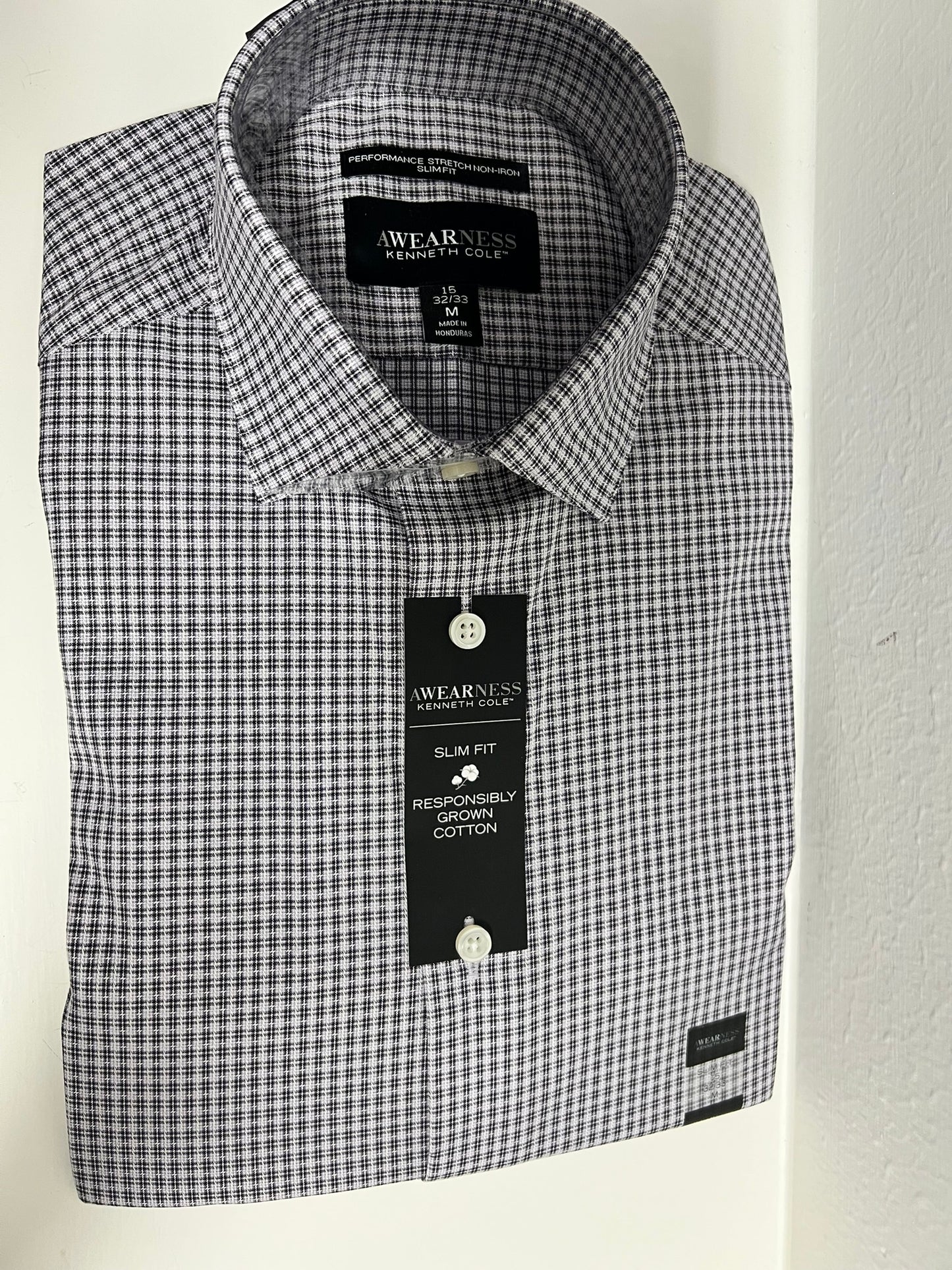 BRAND NEW! Aweareness Kenneth Cole Button-up Shirt