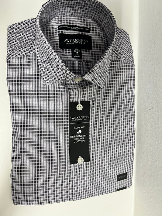 BRAND NEW! Aweareness Kenneth Cole Button-up Shirt