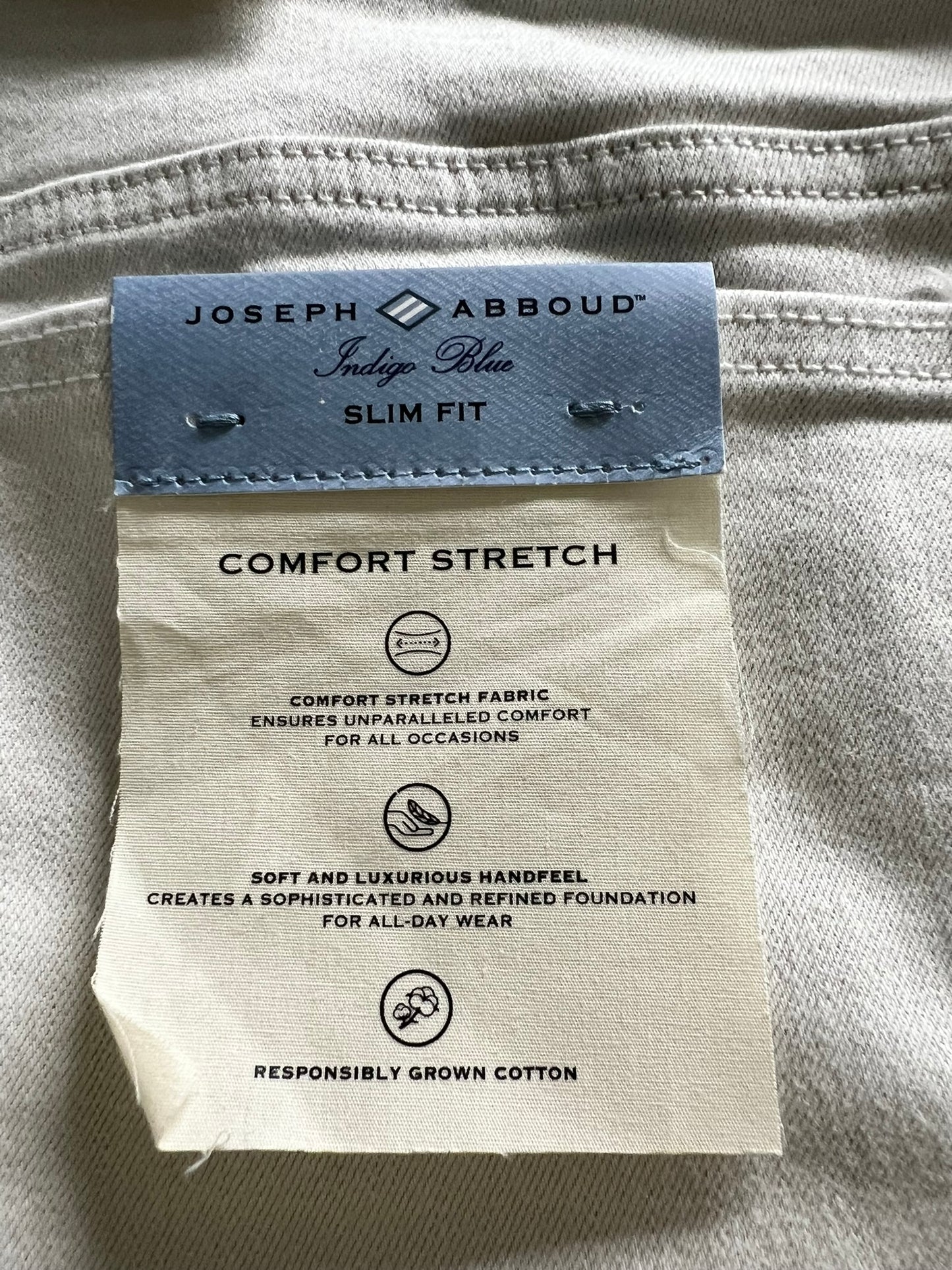 BRAND NEW! Joseph Abboud Slim Fit Indigo Blue Khaki Pants
