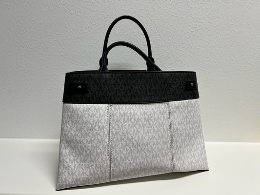 Black and White Michael Kors Purse