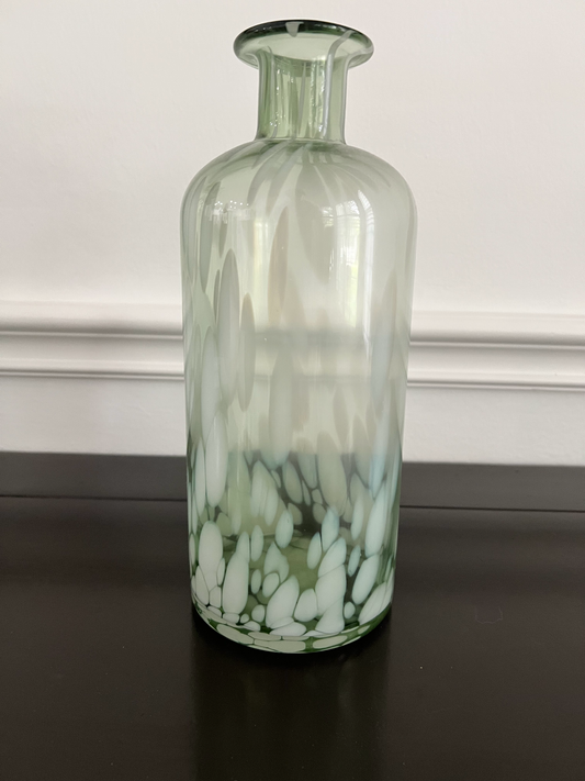 Clear Green Vase