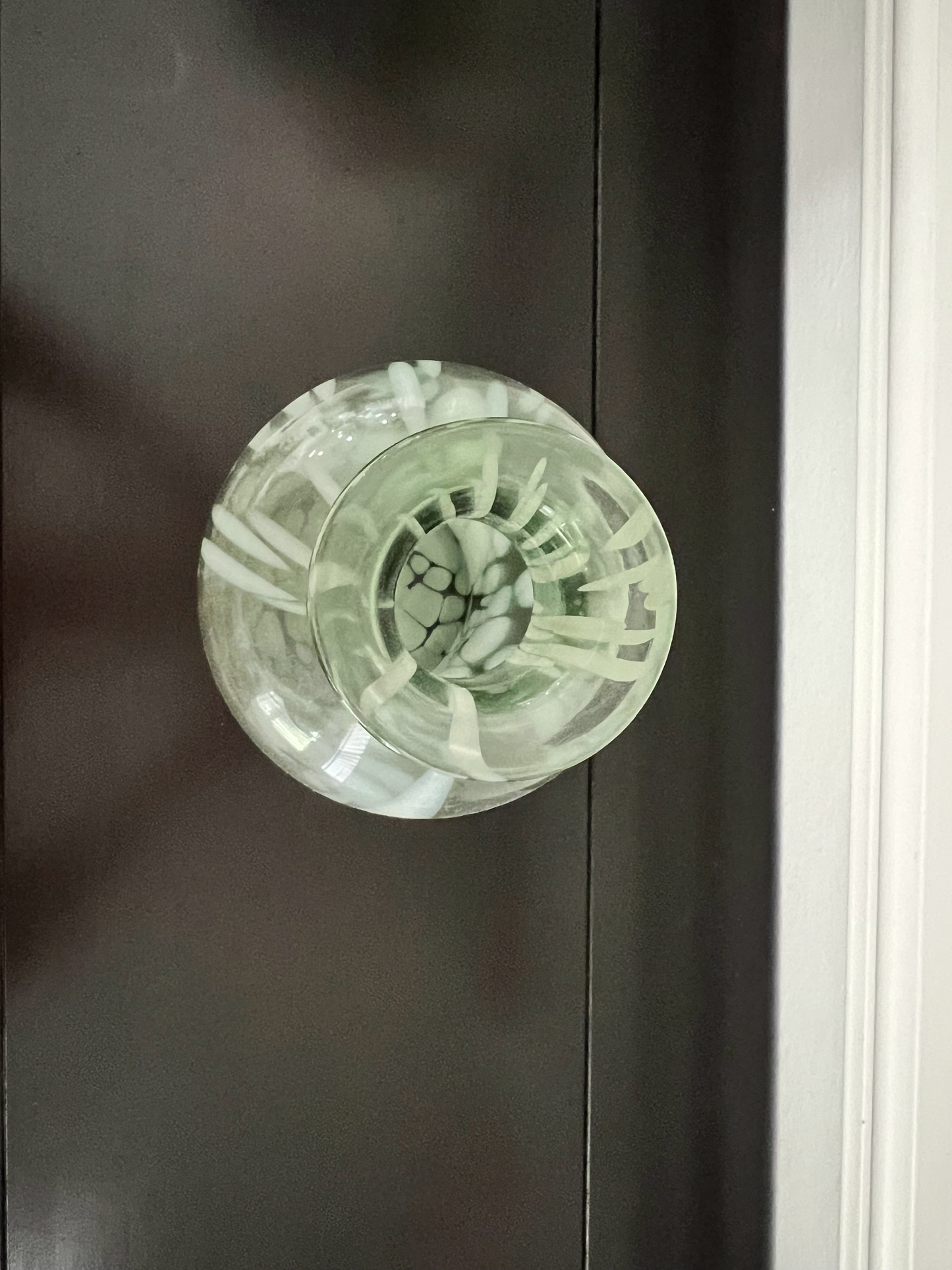 Clear Green Vase