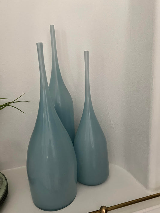 Light Blue Vase (Set of 3)