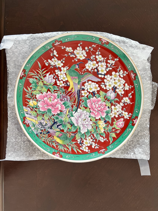 Sato Gordon Collection Peacock Plate